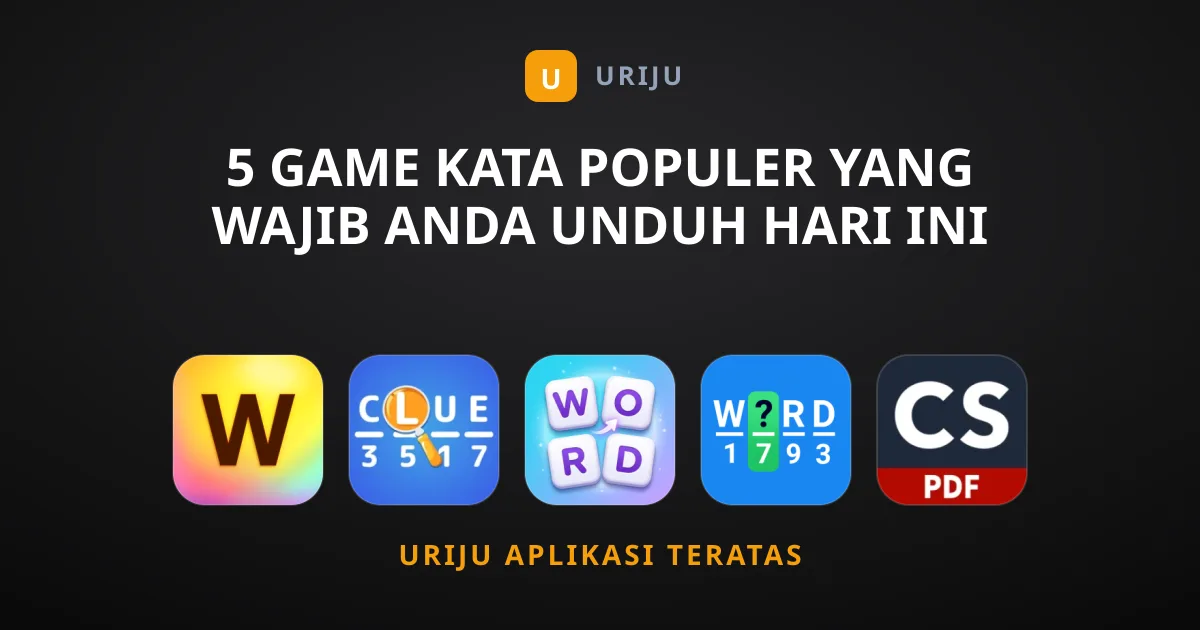 5 Game Kata Populer yang Wajib Anda Unduh Hari Ini